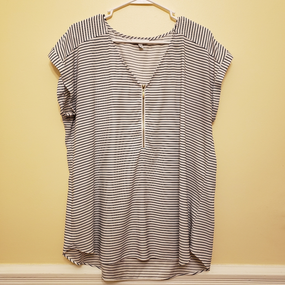 Express Zip Front Gramercy Tee size XL